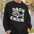 Dad's Cutest Catch Fishing Daddy Son Matching Fathers Day Sweatshirt Gifts for Him