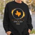 Dallas Texas Total Solar Eclipse 2024 Sweatshirt Gifts for Him