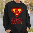 Damen Superhelden-Super-Tante- – Tolles Geschenk Sweatshirt Geschenke für Ihn