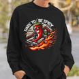 Dare To Be Spicy Chili Pepper Skateboarder Spice Lover Sweatshirt Gifts for Him