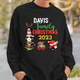 Davis Family Name Davis Family Christmas Sweatshirt Gifts for Him