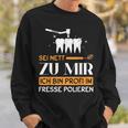 Dentist Dental Helper Ich Bin Profi Im Fresse Polieren Sweatshirt Geschenke für Ihn