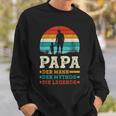 Der Mann Der Mythos Die Legende Father's Day Sayings Papa Sweatshirt Geschenke für Ihn