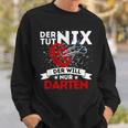 Der Tut Nix Der Will Nur Darten Dart Player Sweatshirt Geschenke für Ihn
