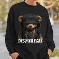 Desmiregal Des Mir Egal Teddy Slogan Sweatshirt Geschenke für Ihn