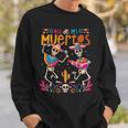 Dia De Los Muertos Day Of The Dead Mexican Skeleton Dancing Sweatshirt Gifts for Him