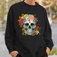 Dia De Los Muertos Decorative Mexican Head Sugar Skull Sweatshirt Geschenke für Ihn