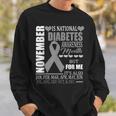 Diabetes Type Awareness November Diabetic Sweatshirt Gifts for Him