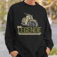 Die Legend Ddr Schwalbe Kr51 Simson Moped Sweatshirt Geschenke für Ihn