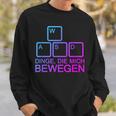 Dinge Die Mich Bewegen Wasd Pc Gamer Wasd Sweatshirt Geschenke für Ihn