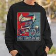 Dirt Track Racing Race Sprint Car Vintage Retro Dirt Track Sweatshirt Gifts for Him