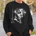 Dobermann Portrait Dog Portrait Dobie Dog Sweatshirt Geschenke für Ihn