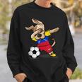 Dog Dabbing Soccer Venezuela Jersey Venezuelan Sweatshirt Gifts for Him