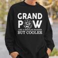 Dog Paw Dog Face Cool Grandpa Loves Rottweiler Dog Sweatshirt Gifts for Him