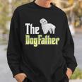 The Dogfather Maltese Dog Owner Father’ Day Sweatshirt Gifts for Him