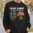 Dogs I'm Not Clumsy The Floor Just Hates Me The Table Sweatshirt Gifts for Him