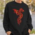 Dragon Tribal Graphic Mythical Legendary Creature Folklore Sweatshirt Gifts for Him