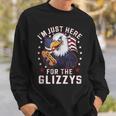 Eagle Im Just Here For The Glizzys Sweatshirt Gifts for Him