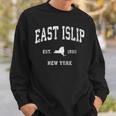 East Islip New York Ny Vintage Athletic Sports Sweatshirt Gifts for Him