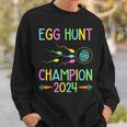 Easter Egg Hunt Champion Dad Pregnancy Announcement Sweatshirt Gifts for Him