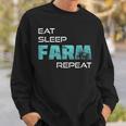 Eat Sleep Farm Repeat For Farmers And Tractors Sweatshirt Gifts for Him