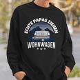 Echte Papas Ziehen Caravan Camper Camping Papa S Sweatshirt Geschenke für Ihn