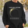 Eclipse 2024 Twice In A Lifetime Sweatshirt Gifts for Him