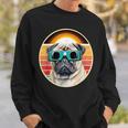 Eclipse Dogs Where Pug Charm Meets Celestial Wonder Sweatshirt Gifts for Him