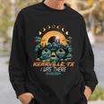 Eclipse Phases Total Solar Eclipse Kerrville Texas Tx Sweatshirt Gifts for Him