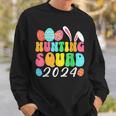 Egg Hunting Squad 2024 Easter Egg Hunt Family Matching Group Sweatshirt Gifts for Him