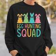 Egg Hunting Squad Crew Family Happy Easter Bunny Sweatshirt Gifts for Him