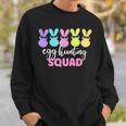Egg Hunting Squad Crew Family Happy Easter Bunny Womens Sweatshirt Gifts for Him