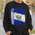 El Salvador Flag Vintage Distressed El Salvador Sweatshirt Gifts for Him