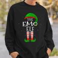 The Emo Elf Matching Family Group Christmas Sweatshirt Gifts for Him