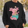 Me Encantan Los Fideos Y El Axolotl Kawaii Anime Kawaii Camisa de entrenamiento Regalos para él