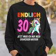 Endlich 30 Jetzt Muss Ich Nur Noch Erwachsen Werden Endlich Sweatshirt Geschenke für Ihn