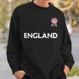 England Rugby Style Vintage Rose Crest Sweatshirt Gifts for Him