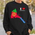 Eritrean Map Flag Sweatshirt Geschenke für Ihn