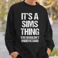 Es Una Cosa De Los Sims No Lo Entenderías Sims Divertidos Camisa de entrenamiento Regalos para él