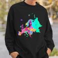 Europe Political Map With Boundaries And Countries Names Sweatshirt Gifts for Him