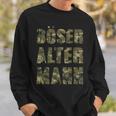 Evil Old Man Cool Camouflage Motif For Sweatshirt Geschenke für Ihn