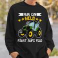 Farmer's Nur Ein Held Fahrt Auf S Feld German Language Sweatshirt Geschenke für Ihn