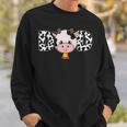 Father Cow Dad Farming Birthday Matching Sweatshirt Gifts for Him