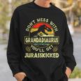 Father's Day Family Matching Grandad Dinosaurs Christmas Sweatshirt Gifts for Him