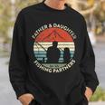 Fathers Day Fishing Dad Fathers Day From Daughter Fishing Sweatshirt Gifts for Him