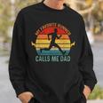 My Favorite Runner Calls Me Dad Runnig Father's Day For Men Sweatshirt Gifts for Him