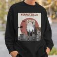Ferretzilla Ferret For Ferret Lovers Sweatshirt Geschenke für Ihn