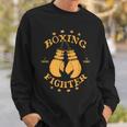 Fighter Boxing Gloves Vintage Boxing Sweatshirt Gifts for Him