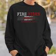 Fire Biden Elect Trump President 2024 Vintage American Flag Sweatshirt Gifts for Him