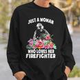 Firefighter Love My Firefighter Sweatshirt Gifts for Him